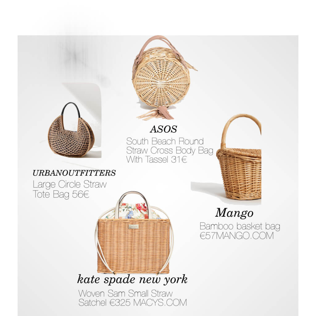 The most beautiful basket bags for spring 2018 I Insta-Trend Straw bag basket bag bast bag handbags trend blogger fashion style germany