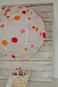 Hot air balloon craft money gift hot air balloon craft for wedding DIY upcycling